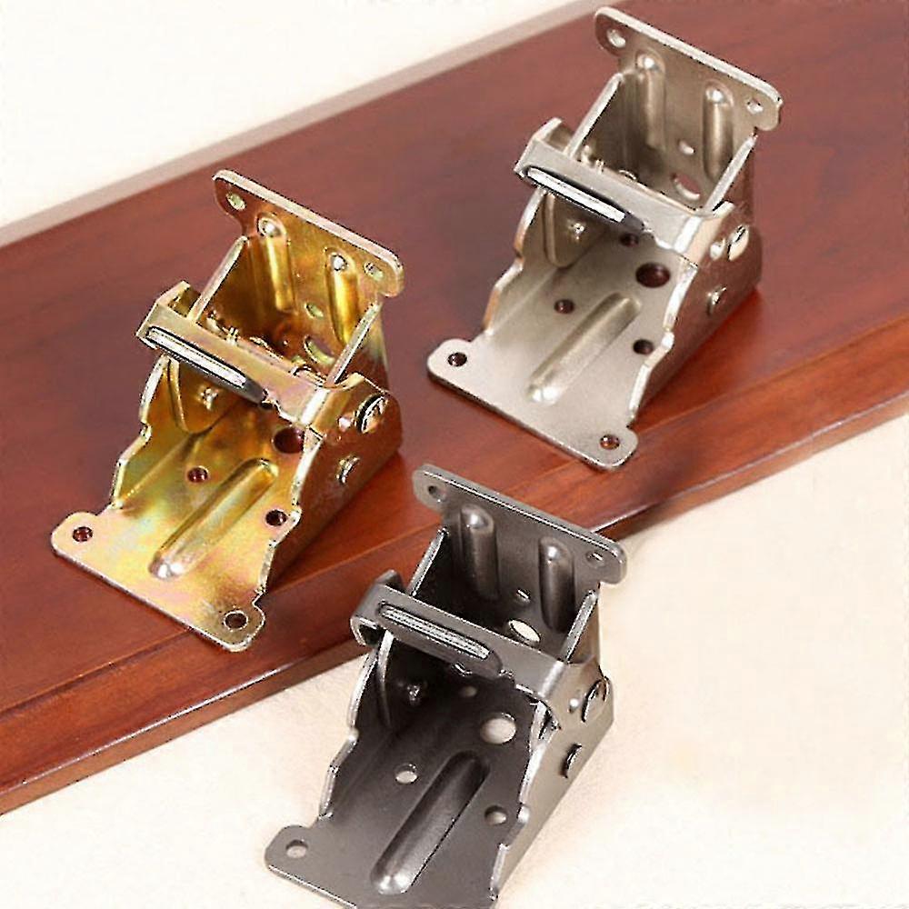 For Chair Tables Foldable Workbench Feet 90 Degree Folding Hinge Furniture Hardware Table Leg Bracket Self-locking