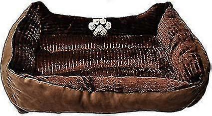 Removable House Pet Mat Rectangular Pet Bed Soft Non-slip Bottom