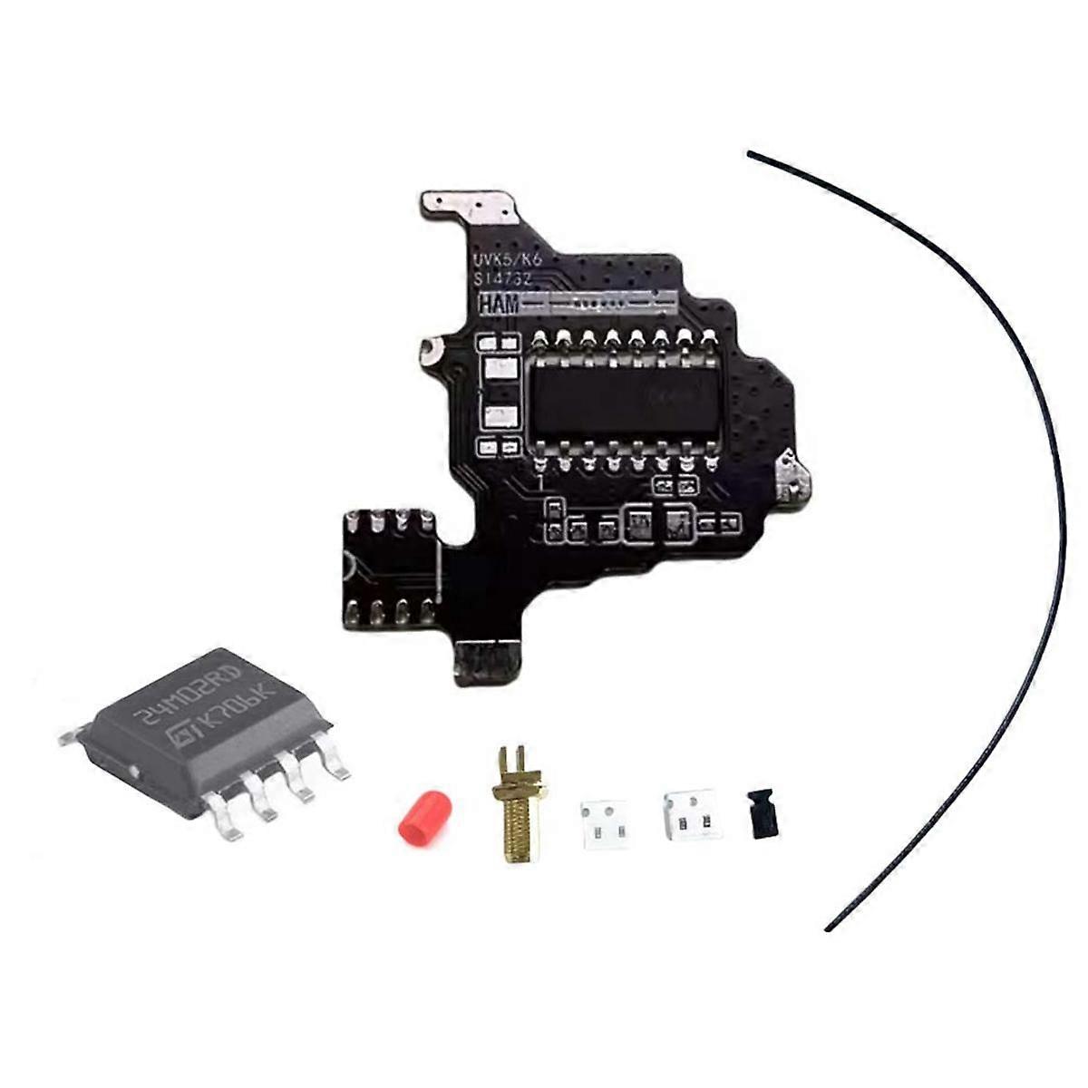 For K5/K6 SI4732 Module+2M Expansion Chip Shortwave Intercom Modification Module Dual Antenna Solution