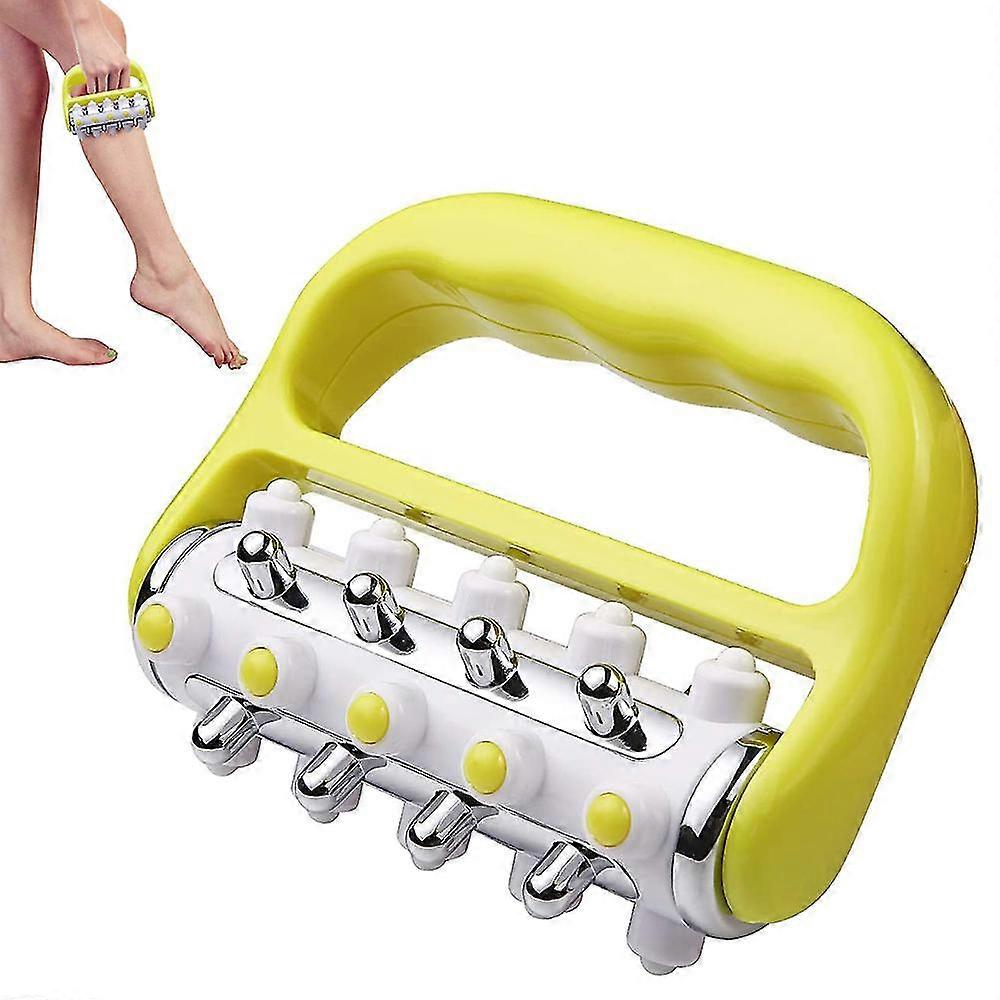 roller massager, mini trigger point deep self massage,yellow