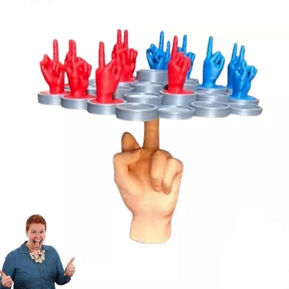 Middle Finger Balance Game, Balance Board Game for 18 Piece Set