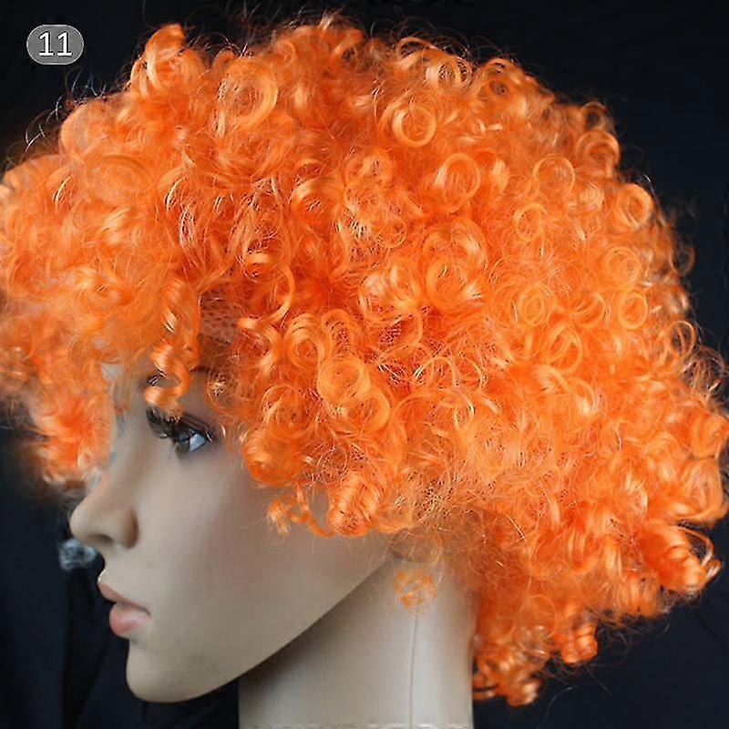 子供大人のピエロウィッグラウンド爆発ヘアハットパーティーアクセサリーヘアスタイル
