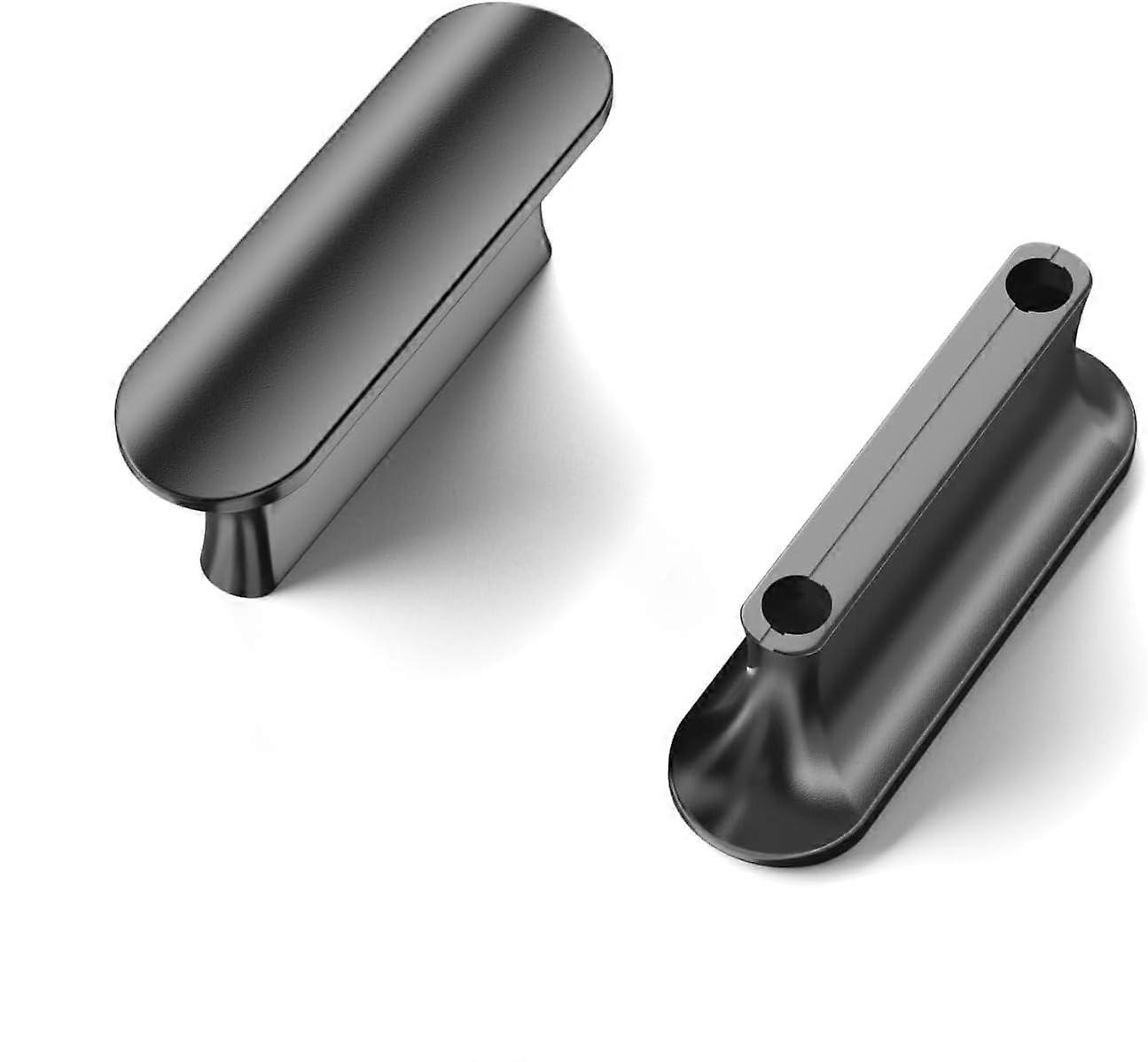 10 Pack Elegant Matte Black Cabinet Pulls, Handles & Knobs for Kitchen Bathroom Cabinets and Drawers