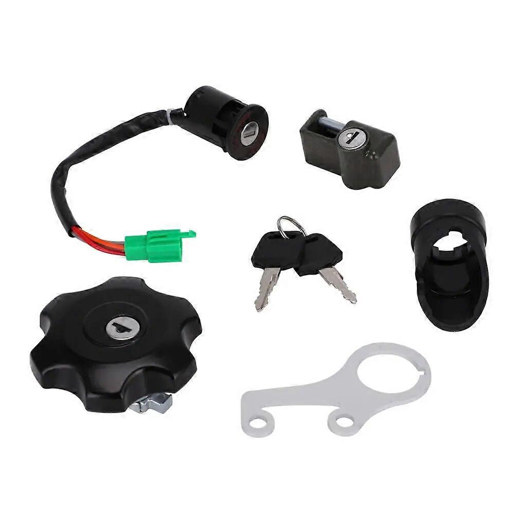 Motorcycle Ignition Key Switch Gas Cap Helmet Lock Set For Suzuki DRZ400SM DRZ 400SM 2005-2019
