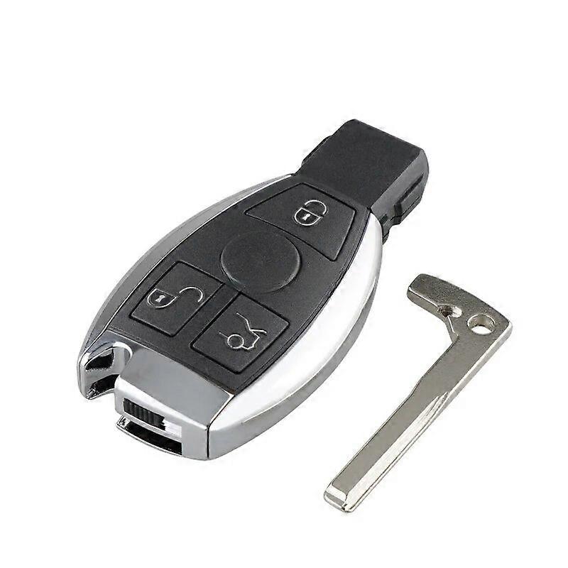 1Pcs 3 Button Key Shell Car Remote Key Fob Case Blade For Mercedes Benz BGA A B C E S Class Automobiles Parts & Accessories