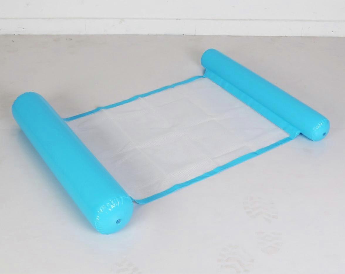 Ghyt 4-in-1 Monterey Hammock Pool Float & Water Hammock Multi-purpose, Inflatable Pool Floats For Adults Patented Thick, Non-stick Pvc Material -blu