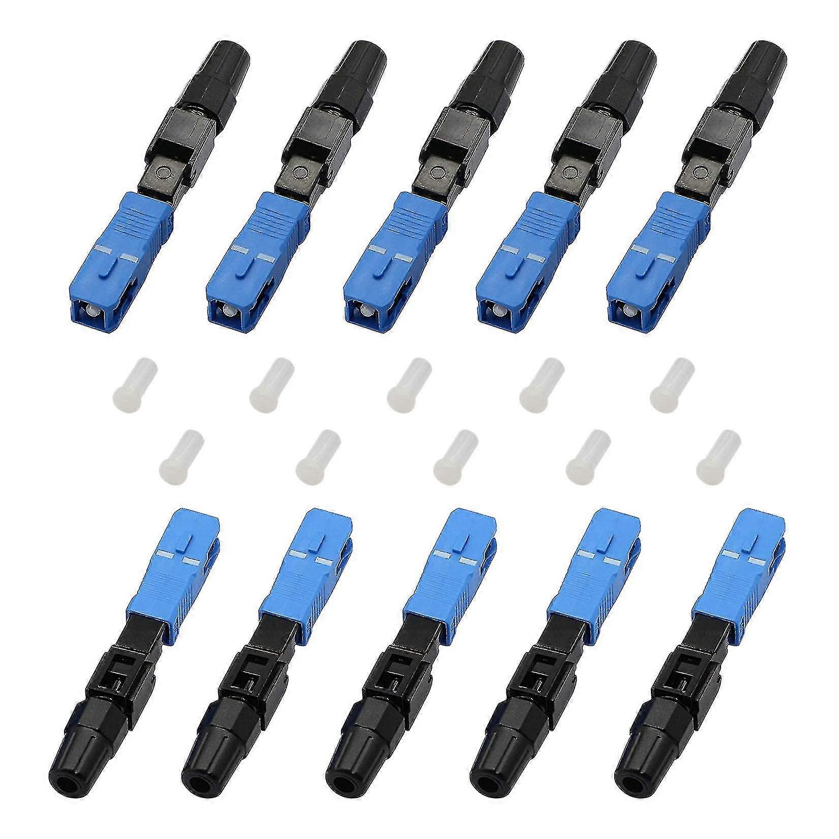 10pcs Sc/apc Fiber Optic Connector Embedded Single Mode Component