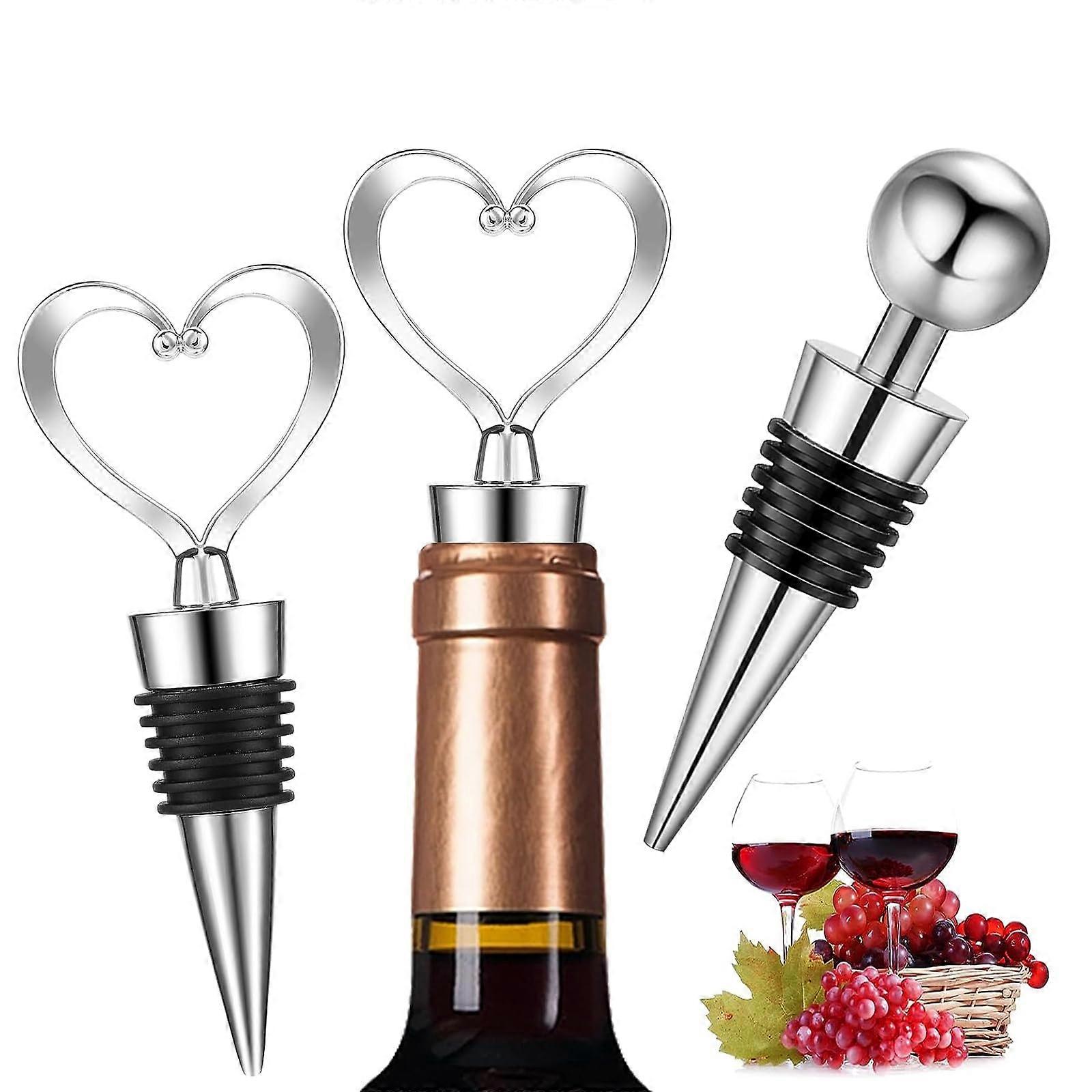 Vinflaskproppar, 2PCS vinproppar för flaskor,Flaskproppar för vin,Flaskproppsflaska,Återanvändbar flasksparare