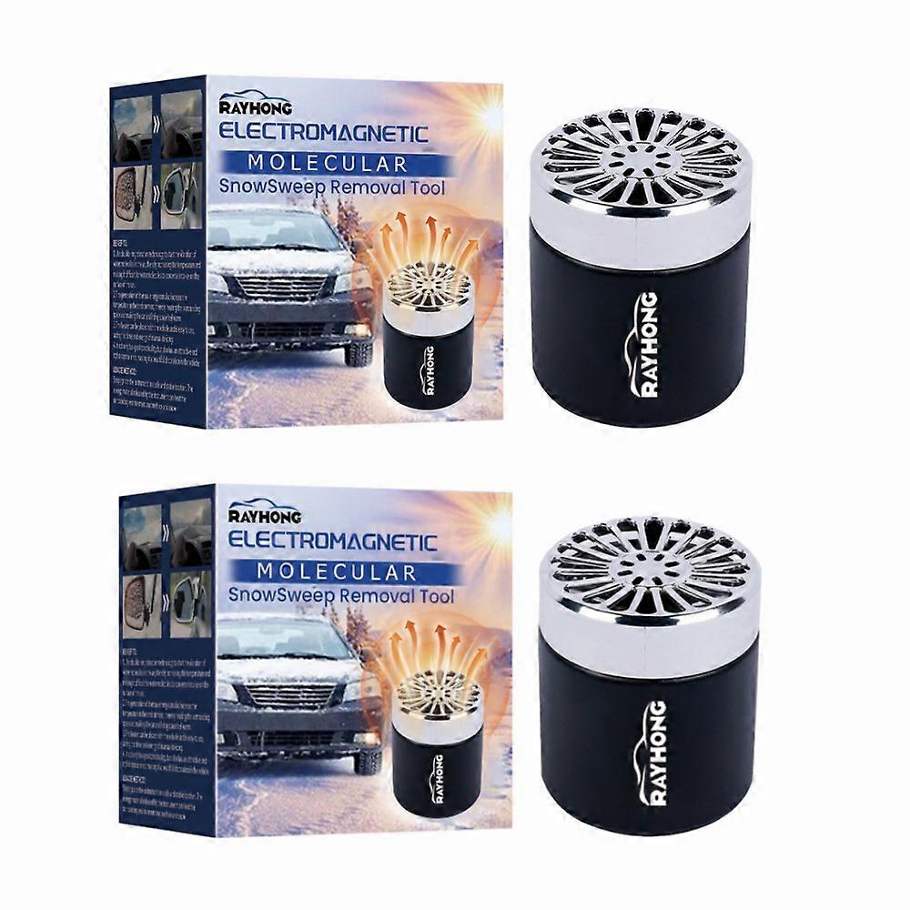 2pcs Electromagnetic Molecular Interference Antifreeze Snow Removal Instrument Car