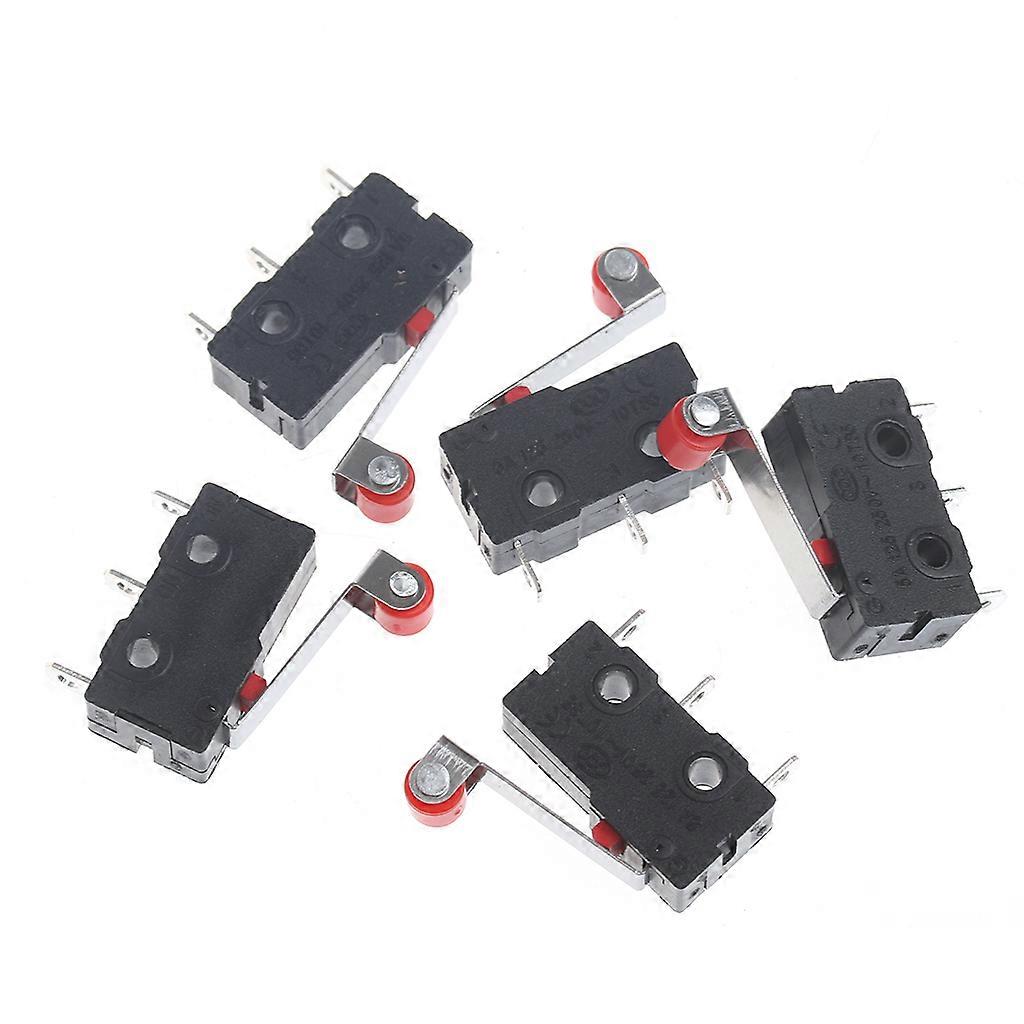 10 Pieces KW11-3Z 5A 250V Straight Lever Type Micro Limit Switch SPDT 3 Pin