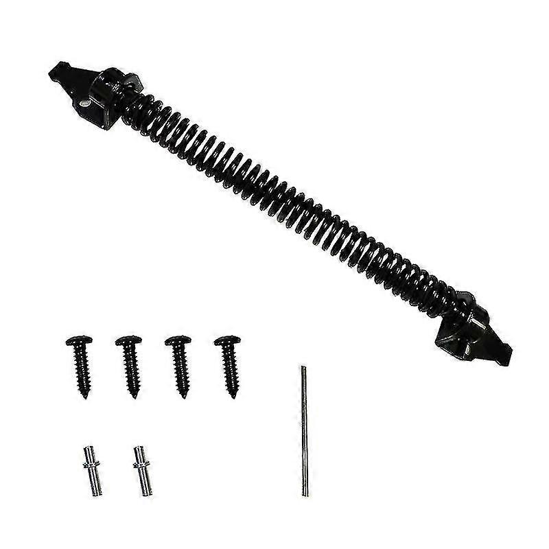 Gate Spring Closer Self Closing Gate Spring Metal Adjustable Gate Closer Heavy Duty Closing Spring With Fittings For Wooden And Vinyl Fence Door -z