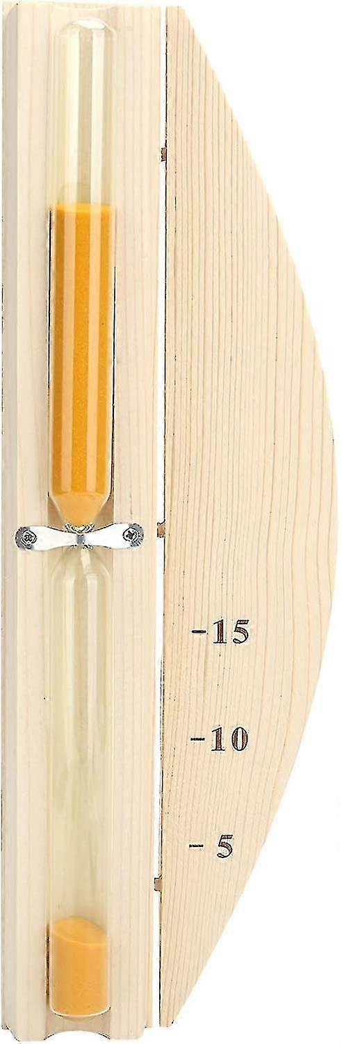 Wooden Sauna Hourglass Accessory 15 Min Sauna Room Sand Clock Timer