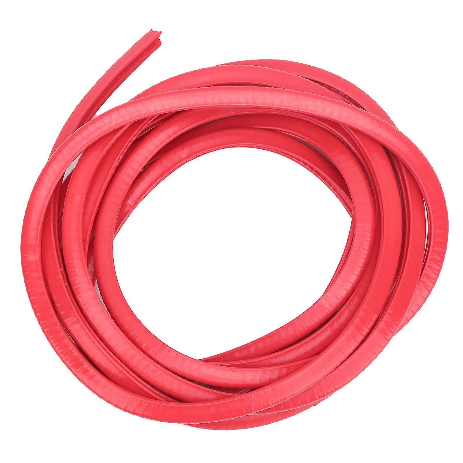 Universal Anti Collision Strip Auto Door Seal Trim Edge Scratch Protector Guard Free Paste 5mRed