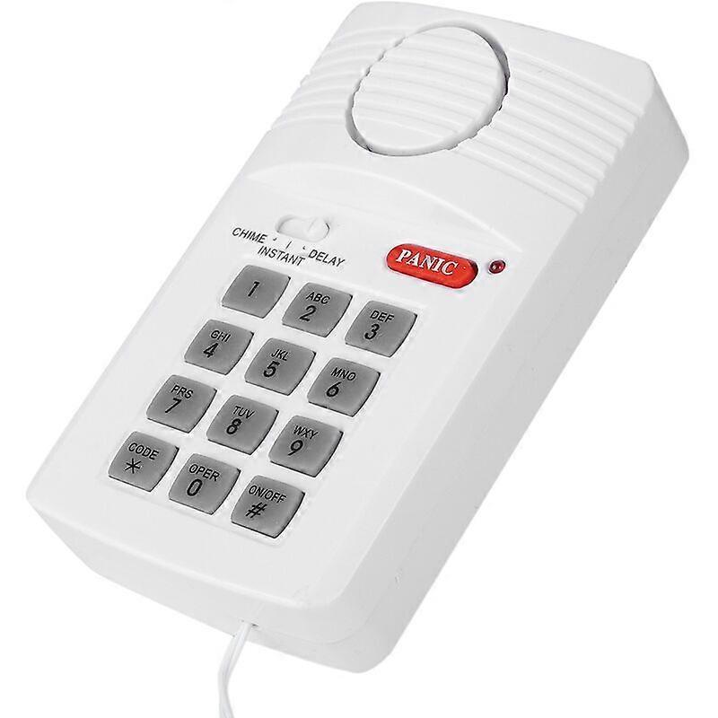 Door Alarm System 3 Settings Security Keypad with Panic Button for Home Office