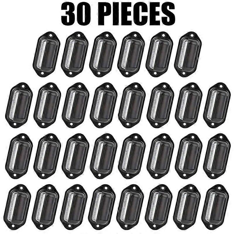 30pcs ελαφρύς προειδοποιητικός λαμπτήρας στάσεων φωτεινών στάσεων φανών ετικετών ασφαλείας των οδηγήσεων αυτοκινήτων ελαφρύς για το φορτηγό ρυμουλκούμενο φορτηγό RV 12V 24V