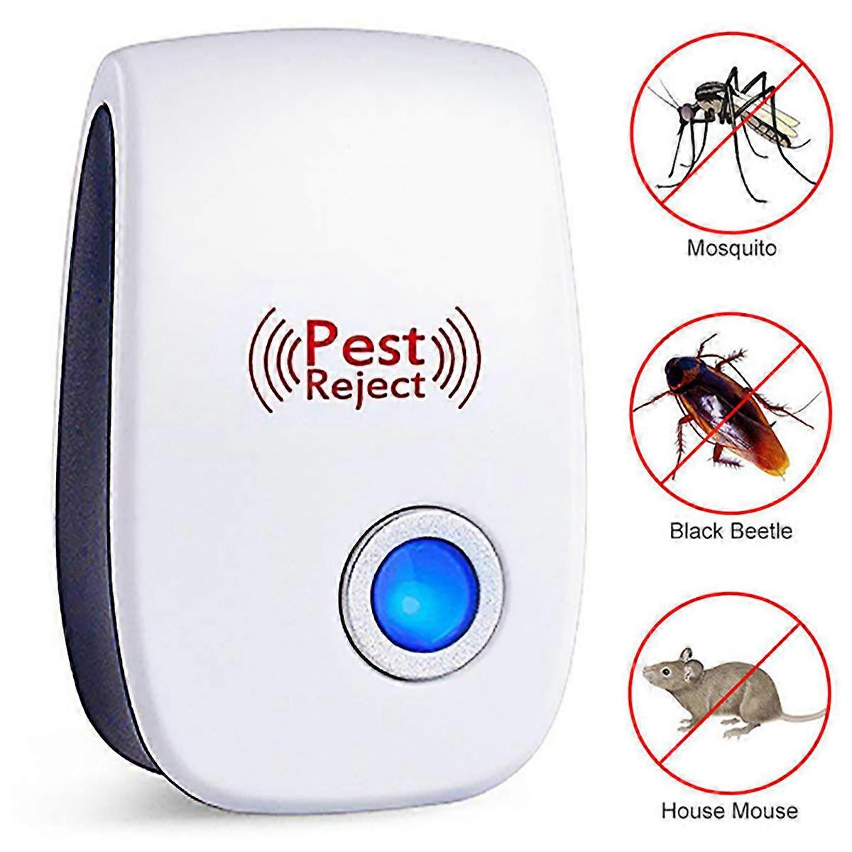 1-6PCS Ultrasonic Electronic Pest Repeller Control Rat Mice Fly Reject