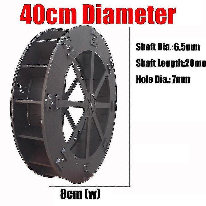 DIY حديقة البلاستيك عجلة المياه 17 سم 22 سم 27 سم 31 سم 40 سم الصين Fengshui عجلة مع رمح الجنينة تشغيل المياه محرك المناظر الطبيعية