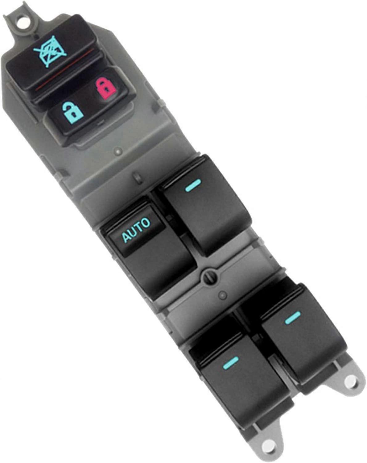 Car LED Power Single Window Switch for Left Driving Backlight