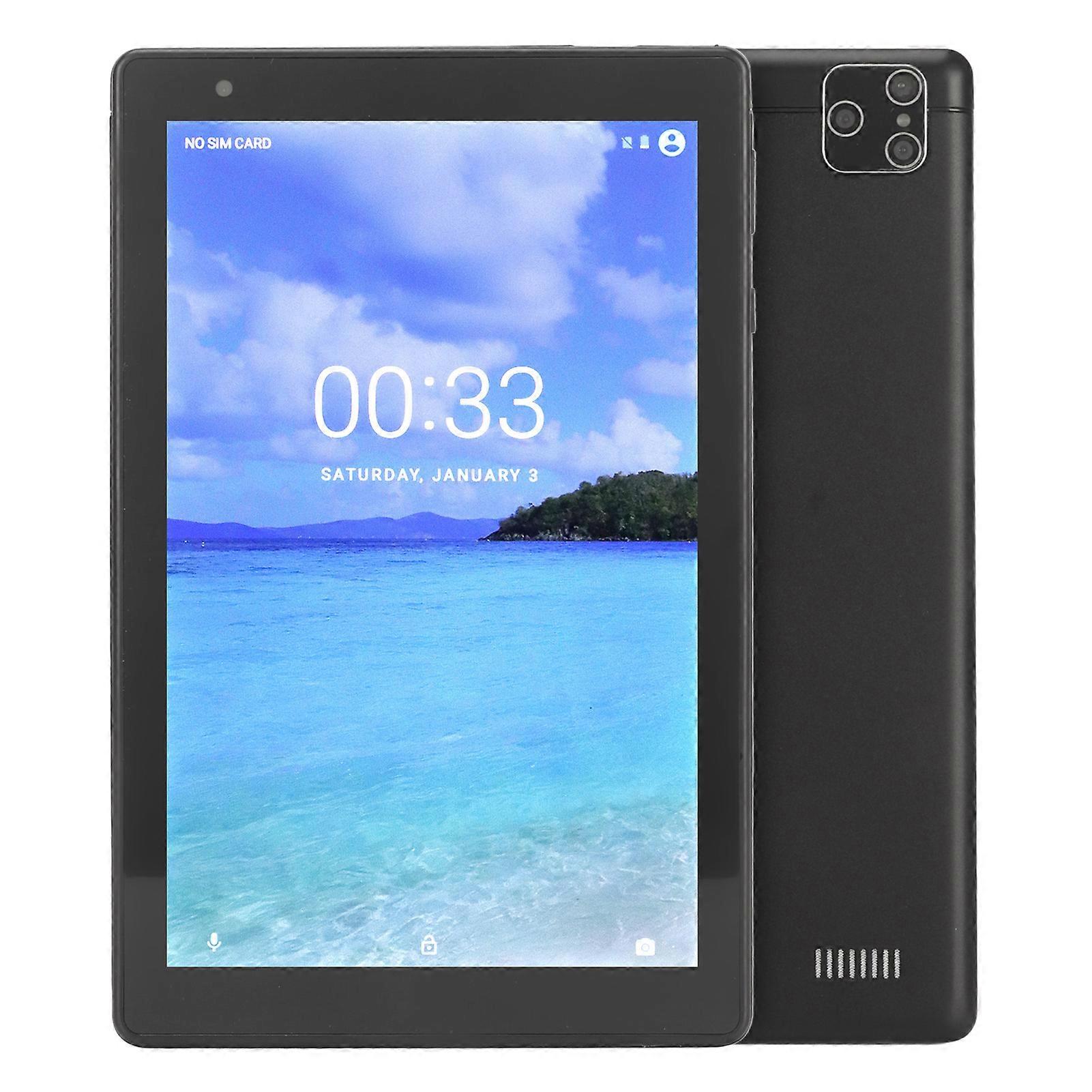 for Android 10 Tablet 8.1 Inch 4GB RAM 64GB ROM 2.4 5Ghz WiFi Dual SIM Dual Standby Dual Camera Tablet Computer 100?240V US Plug