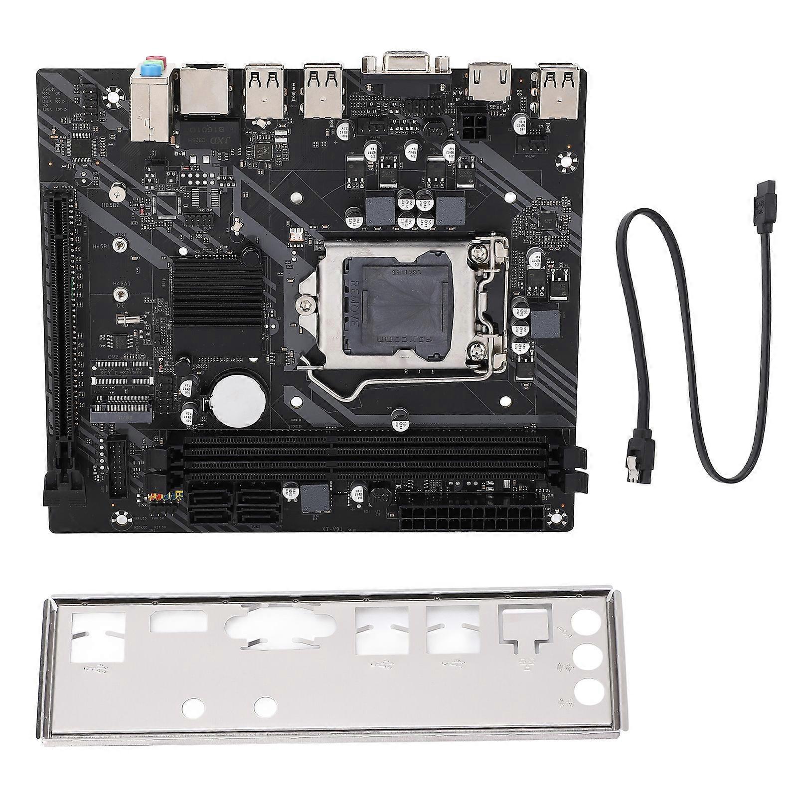 H61M Scheda Madre 1155pin DDR3 Memoria Processore Quad Core Interfaccia HD Doppio Canale Scheda Madre Computer Desktop
