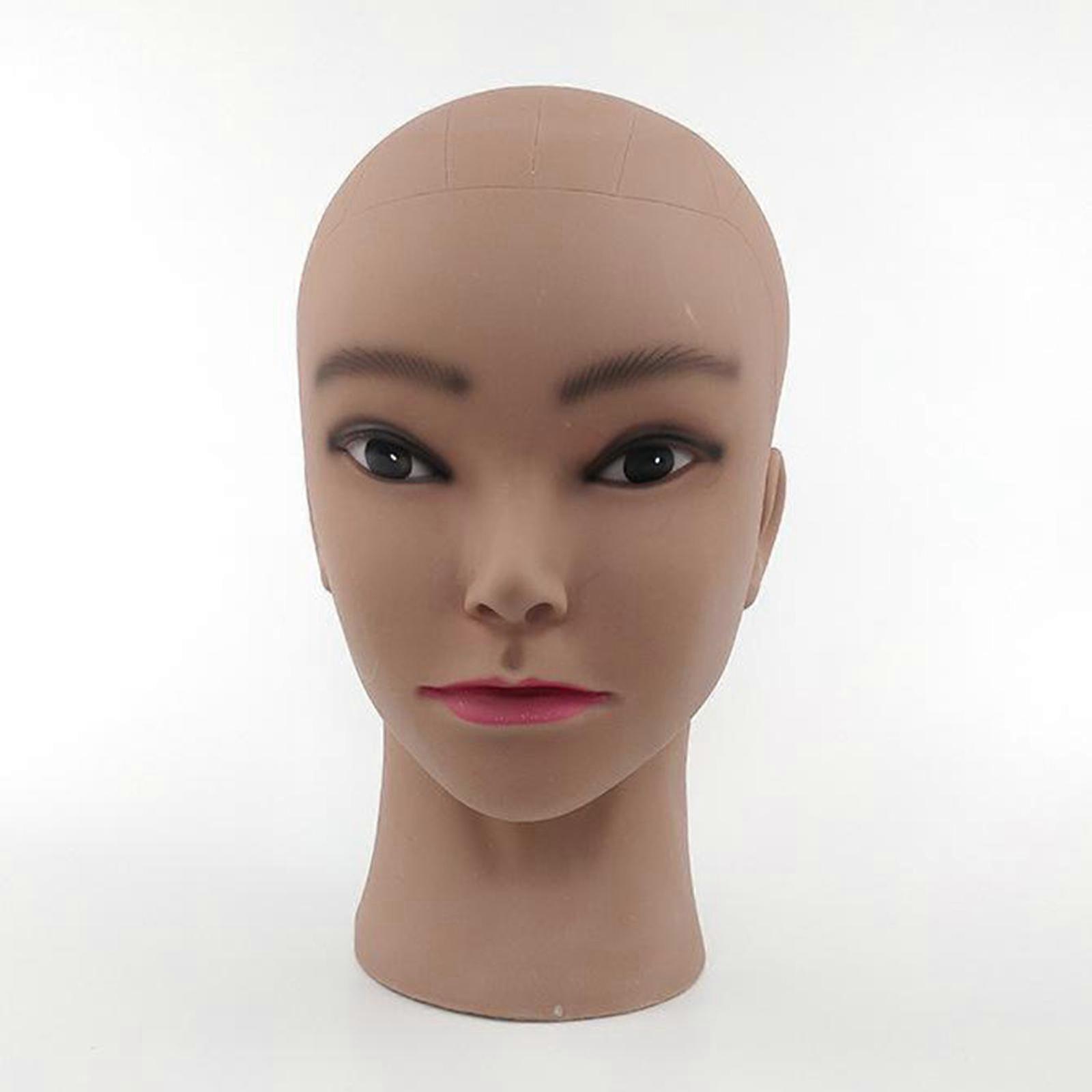 Glatze Famale Schaufensterpuppe Kopf Modell Braun, Kosmetik Puppe Kopf Puppe Kopf Profi