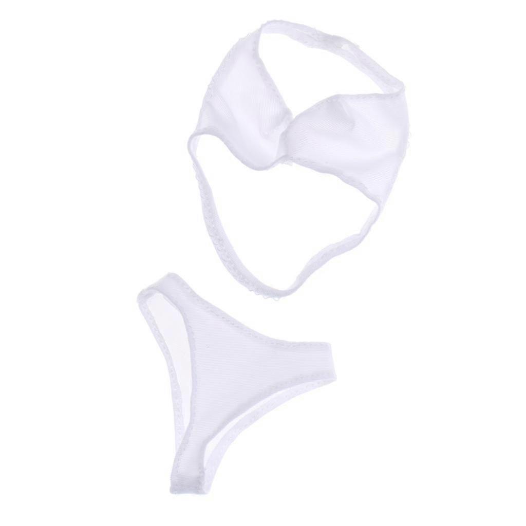 2x 1/6 Bikini Calcinha Maiô Roupas para Corpo de 12 Polegadas