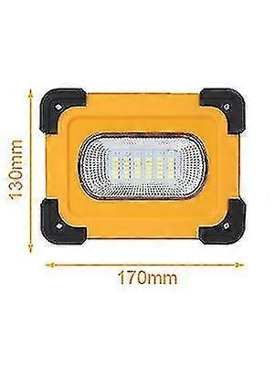 Rechargeable Led Floodlight 60w 3000 Lumens Construction Work Light