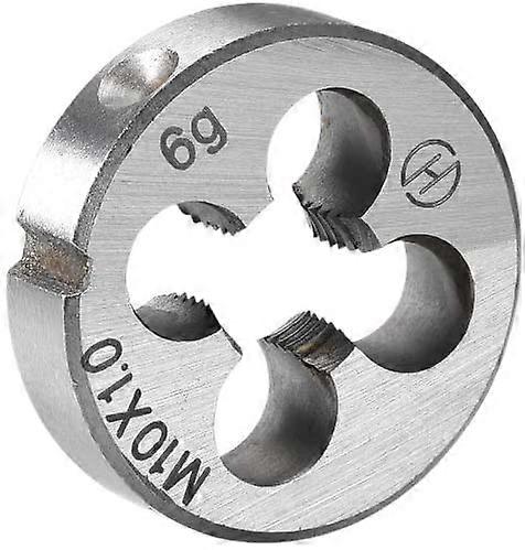 Xceedez  M10 x 1.0 Metric Right Hand Thread Die Machine HSS High Speed Steel