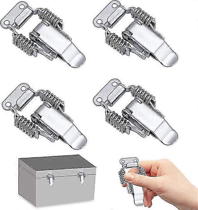 4 Pcs Stainless Steel Spring Lever Lock Toggle Tension Lock