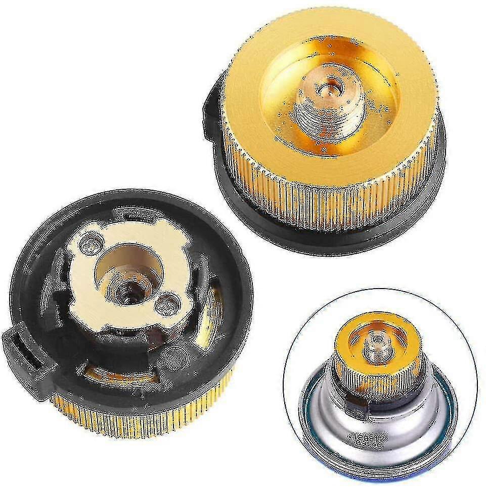 2 Pack Camping Gas Adapter Auto-off For Butane Canister To Screw Gas Cartridge