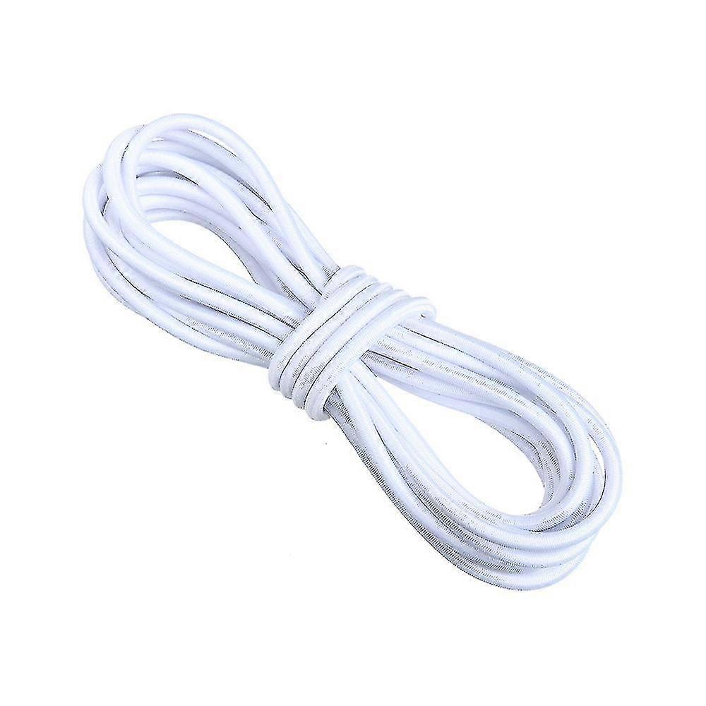 سلك بنجي ممتاز 5 م 4 / 5 مم خط مجداف قارب حبل مرن أسود / أبيض Outdoor_s