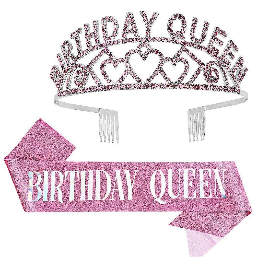 thumbnail image 2 of Birthday Girl With Crown Rhinestone Iron-On Transfer – Hot Fix Bling For Baby Boy Or Girl 2 of 6