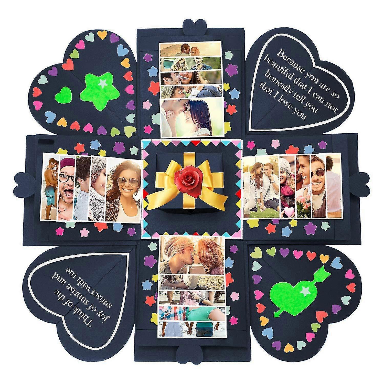 Creative Explosion Box Diy Foto hecha a mano