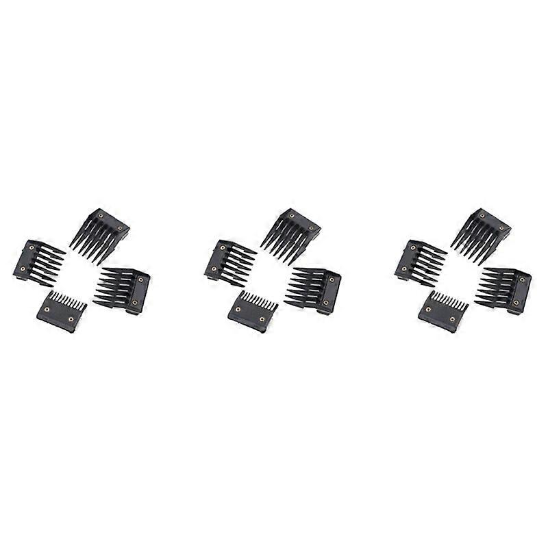 12 Attachment Comb Set For Wahl With Metal Backed Cutting Guide 3Mm 6Mm 9Mm 12Mm~1681
