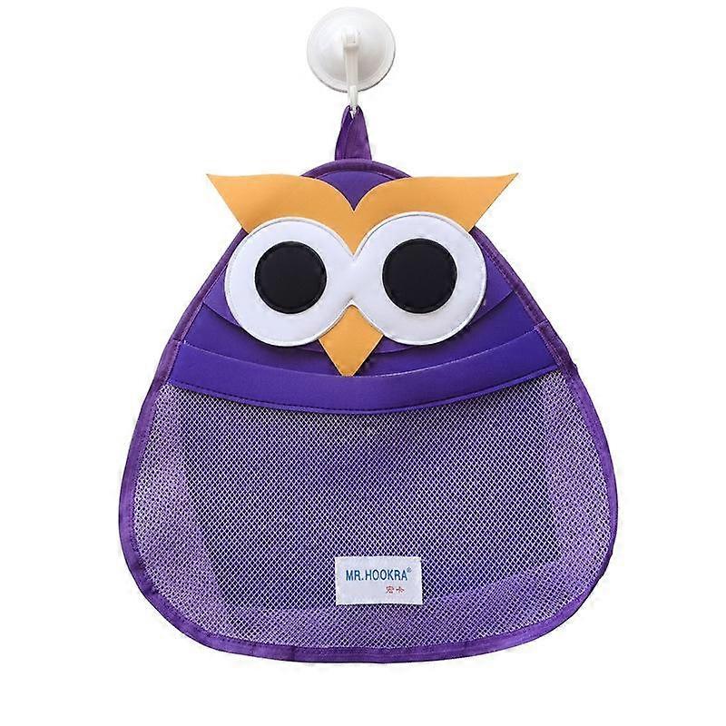Shower toy storage box mesh bag cartoon animal quick dry storage rack