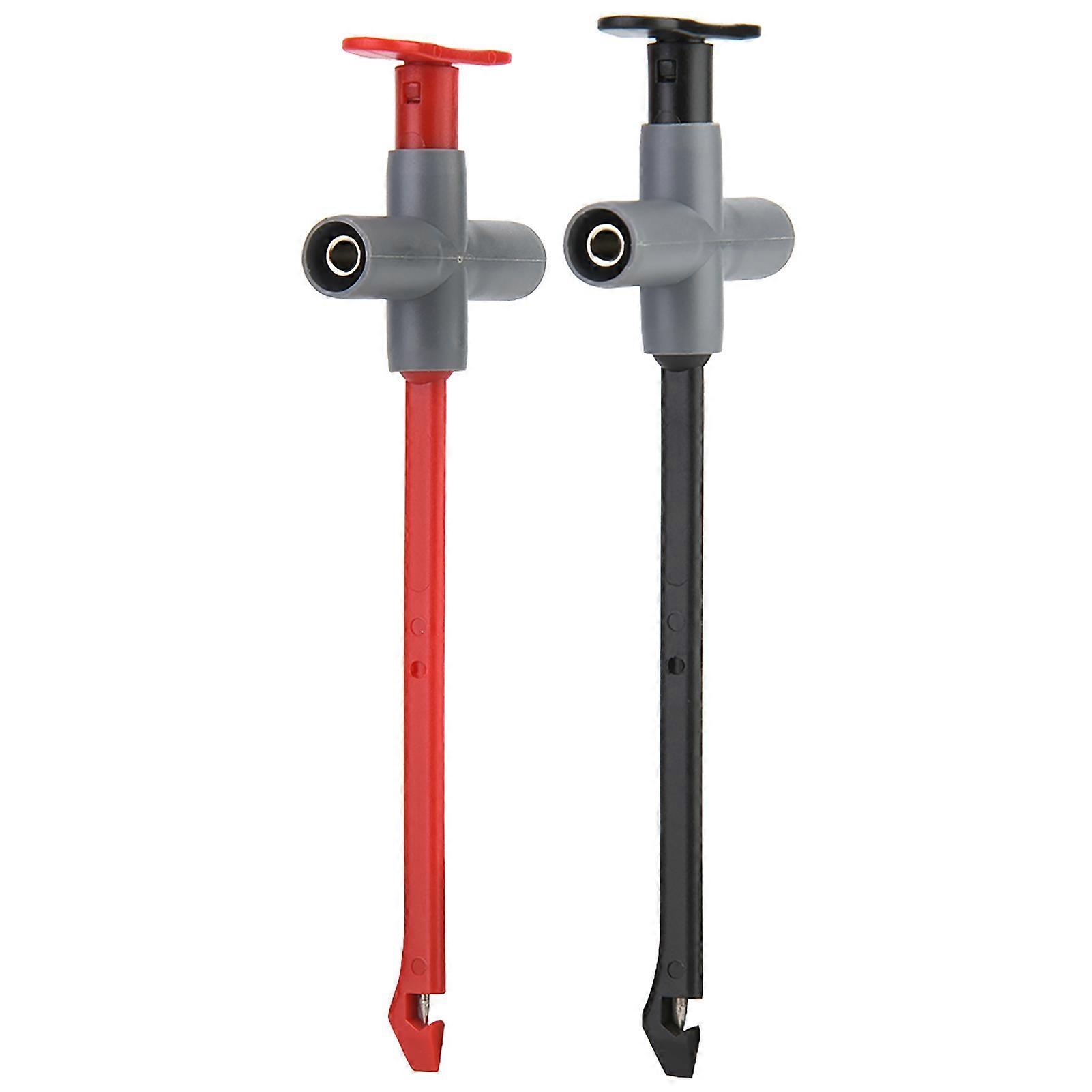 New 2Pcs P5010 Puncture Probe Auto Repairing Multimeter Test Clip Car Testing Tool