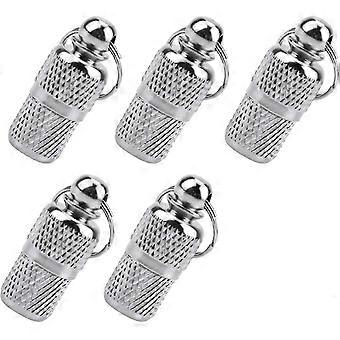 5pcs Cat Id Tag Tube Anti-lost Dog Tag Address Tag Pendants For Cat Collar Customizable Dog Collar S