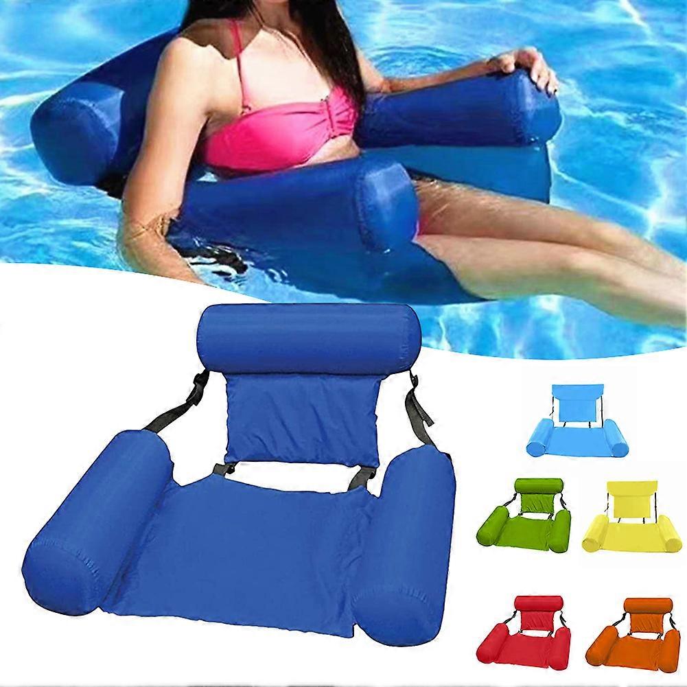 Inflation Swimming Chair Sofa Floatable Multipurpose Water Hammock Backrest for Outdoor Pool
