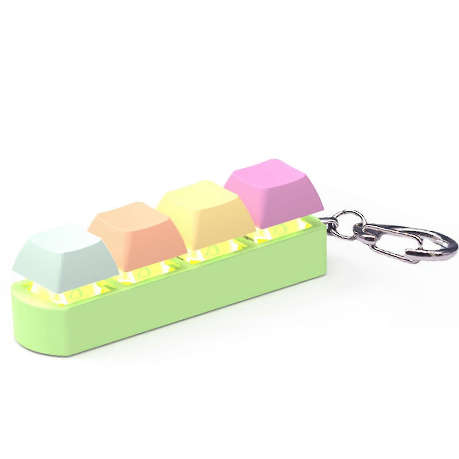 4-Key Keyboard Fidgets Toy for Stress Relief Lightweight Decompression Toy for Boy Girls Women Men