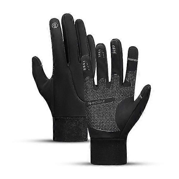 Warm Winter Gloves With Touch Function Black