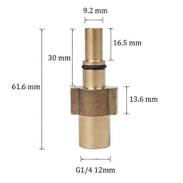 Foam Lance Adapter Fitting for Black Decker Connector Adapter For Foam Nozzle High Pressure Washer