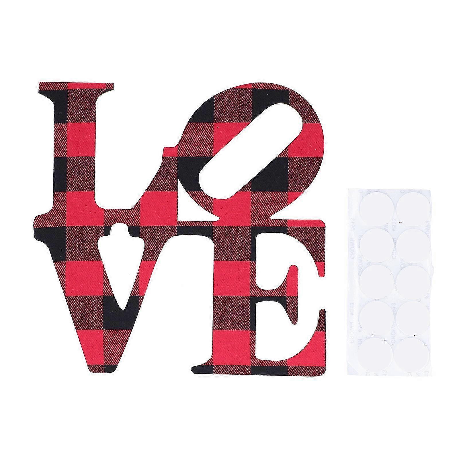 Jouluseinäkoriste Puinen seinäkoriste Englantilainen kirjain Seinäkoriste kotiin