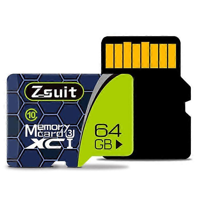 Zsuit 64GB High Speed Class10 TF(Micro SD) Memory Card