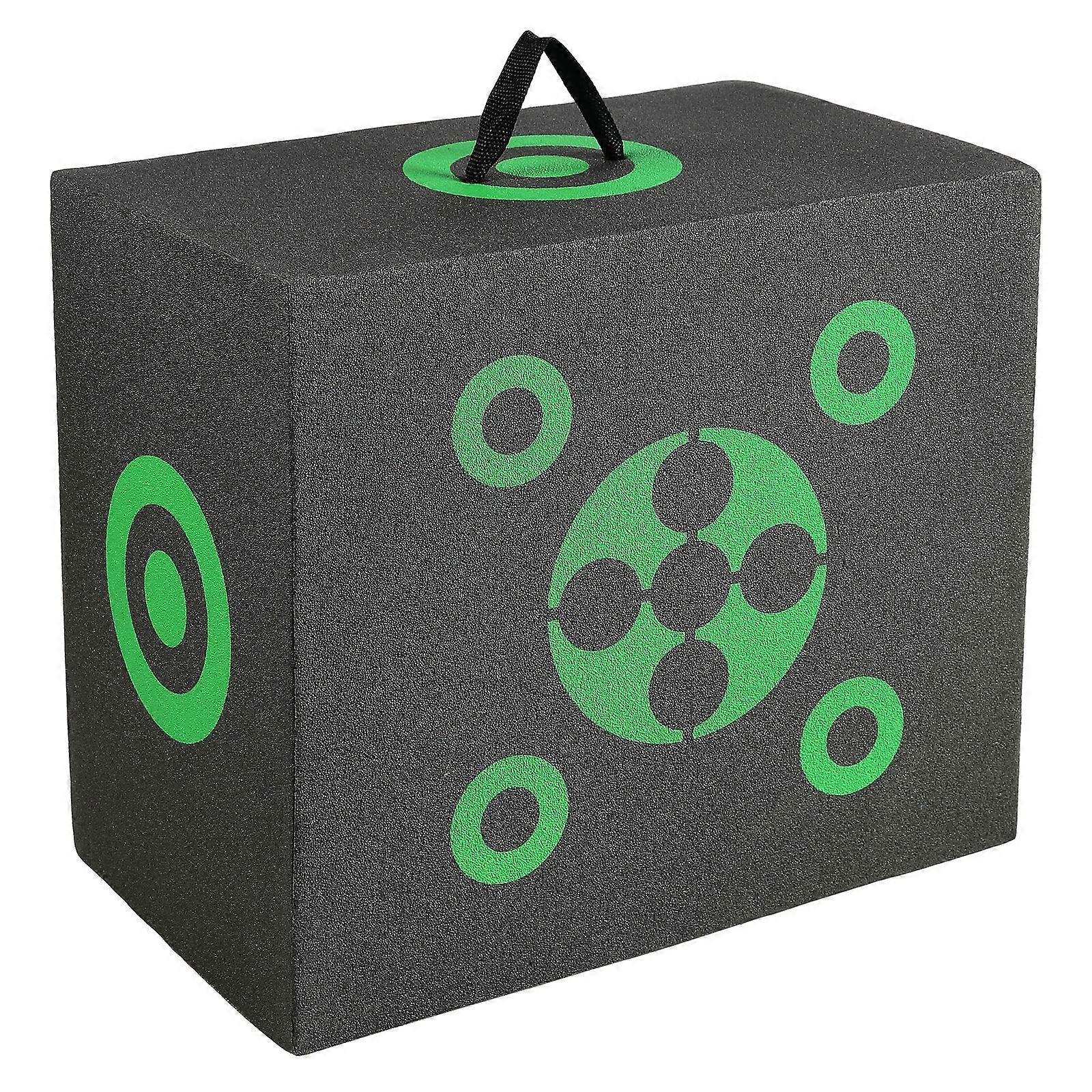 Alvo de tiro com arco, 16 "x18" All-side tiro tiro com arco alvo de flecha, ao ar livre portátil tiro com arco e alça de transporte