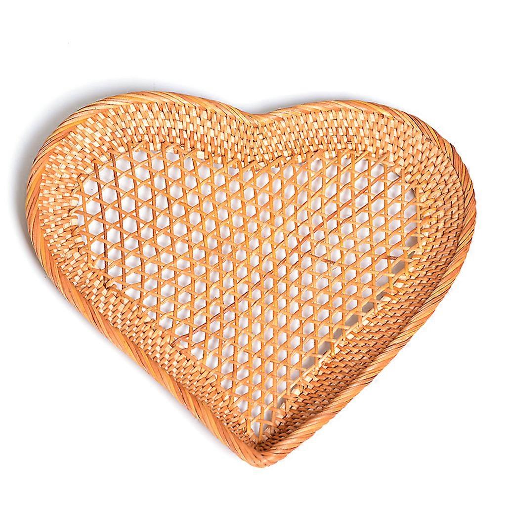 Fruit Tray Heart Shaped Coffee Trays Fruit Baskets for Kitchen Table Desk