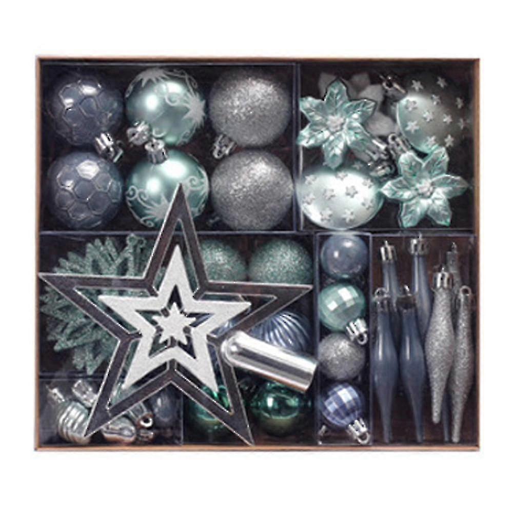 Pomul de Crăciun Agățat Ornament Set Shatterproof Bile de Crăciun Stele Pandantiv