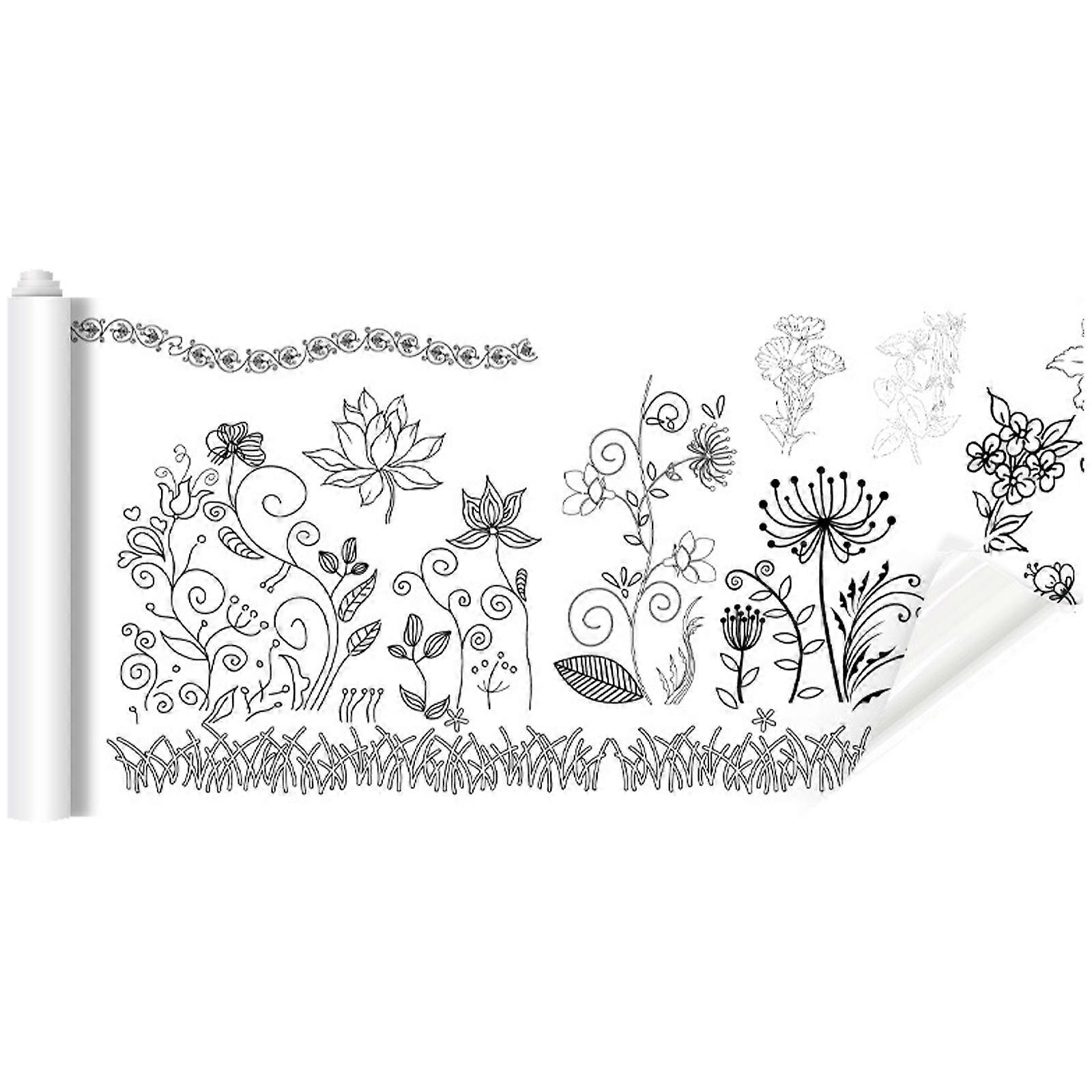 Children's painting scroll Children's graffiti scroll 0.3 * 3m non-injured wall scroll Creative durable learning toys