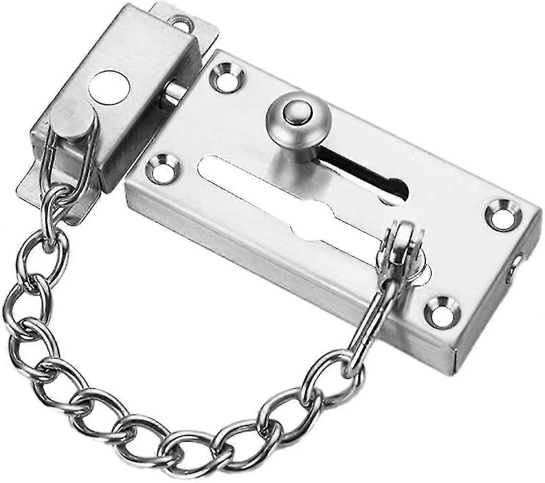 1 Piece Of Less Steel Door Chain Safety , Sliding