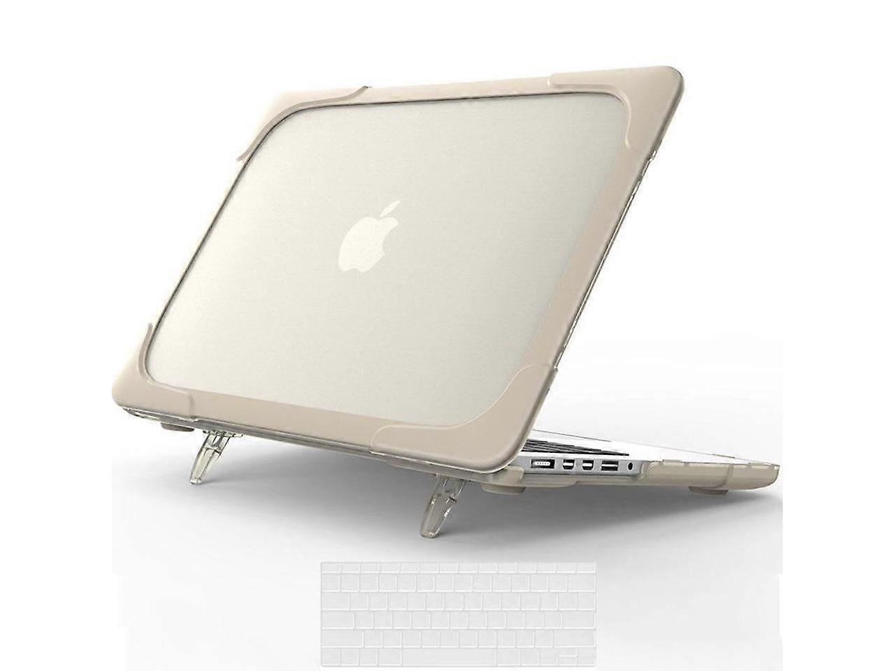 For MacBook Pro 13 Inch Retina Case (Version 2015/2014/2013) [Heavy Duty][Snap on][Dual Layer] Hard Cover with Foldable Stand & Keyboard Cover for Mac