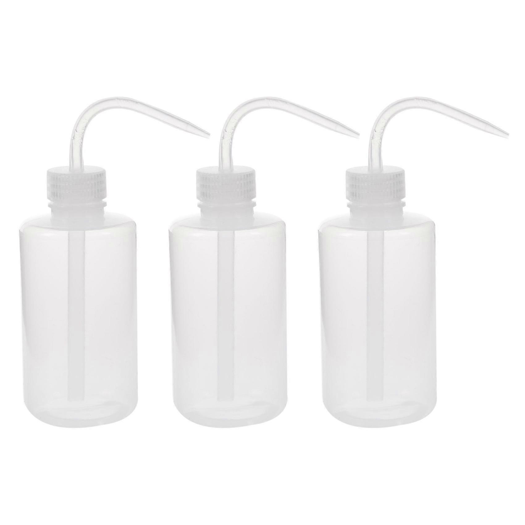 3x 500ml 90 grados Angle Tip Oil Liquid Holder Squeeze Bottle Clear White